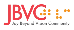 Joy Beyond Vision Community Title Logo